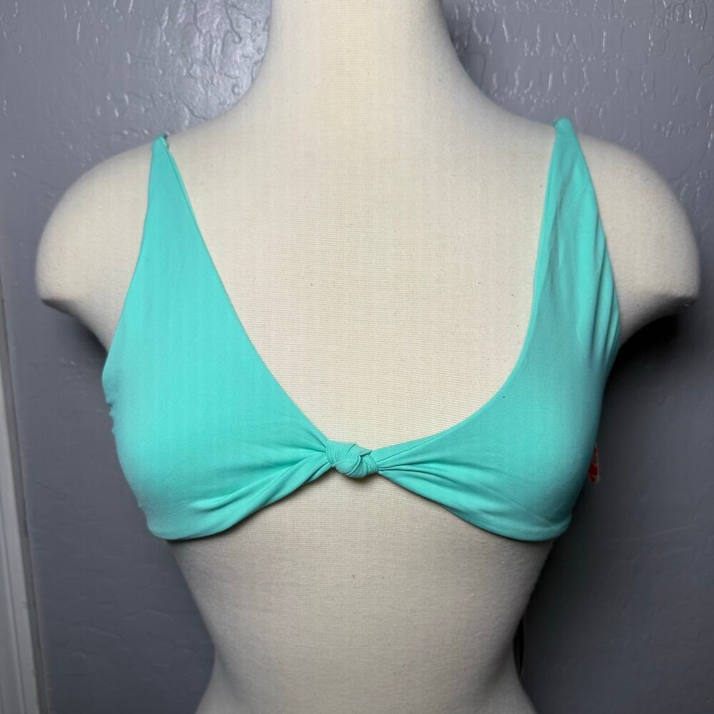 Free People Toast Swim Signature Twist Bikini Top, Mint Leaf